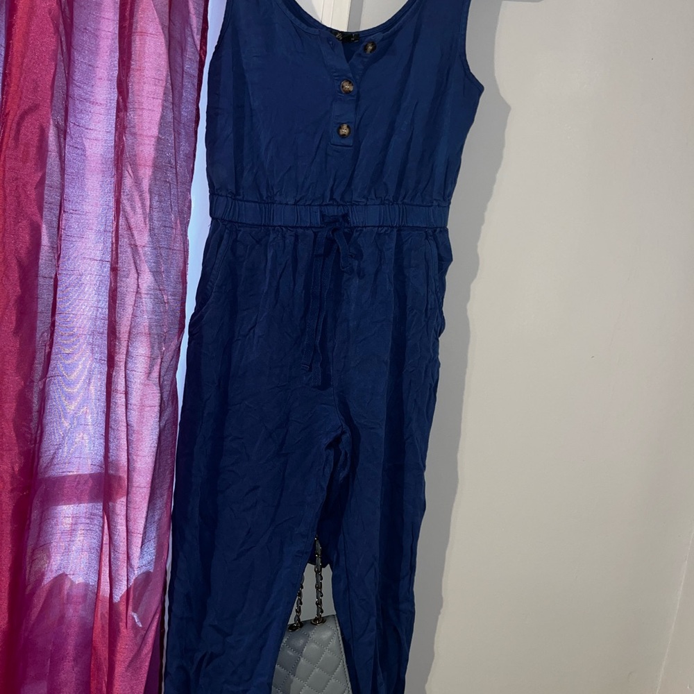 Navy Blue One Piece Jumpsuit